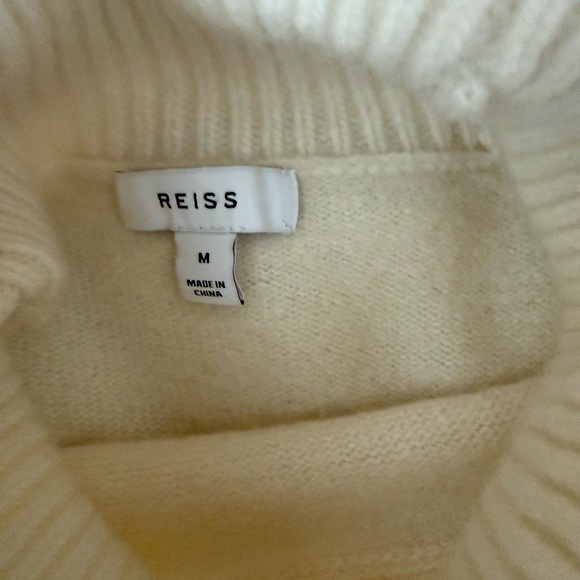 Reiss Ivory cashmere and wool turtleneck sweater - Picture 2 of 13